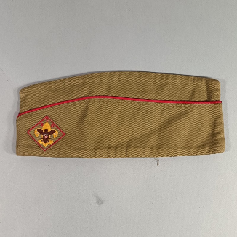 CALOT SCOUT BSA BOY SCOUTS OF AMERICA AVEC INSIGNE BRODE MARQUAGE OFFICIEL TAILLE US 7-7.1/8